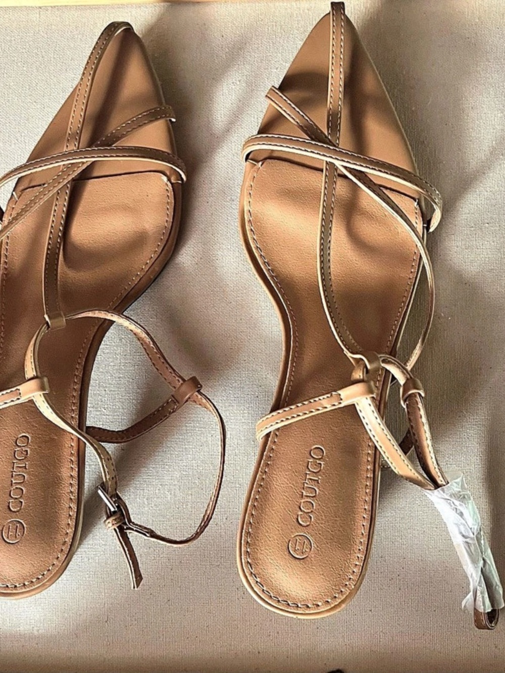 G by Guess Strappy Sandals in Brown NWT